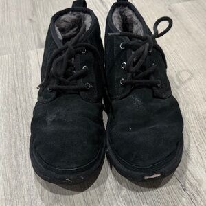 UGG Men's Black Suede Shoes